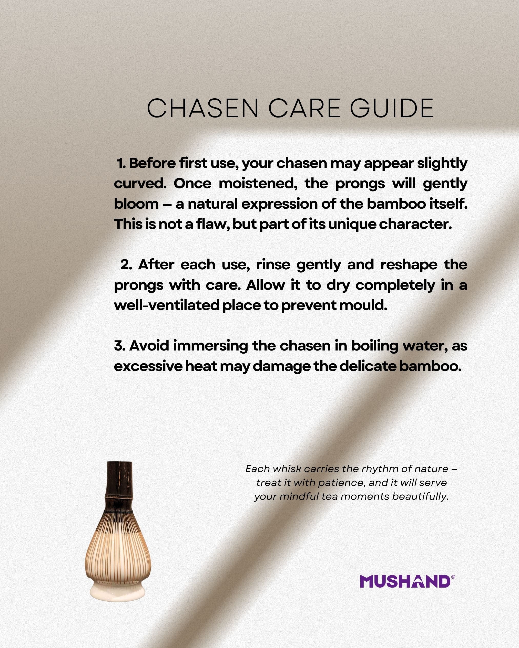 Premium Bamboo Chasen